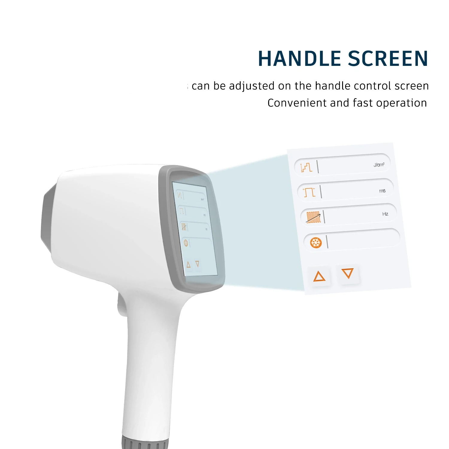 Diode Laser handle screen